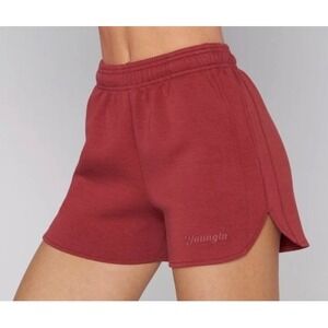 YOUNGLA‎ W140 Scuba Shorts in Brick Color SZ Large
